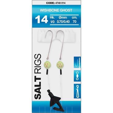 SPRO Salt Rig 14 Wishbone 1/0 Ghost