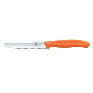 VICTORINOX SWISS CLASSIC TOMATO & TABLE KNIFE ORANGE 4"