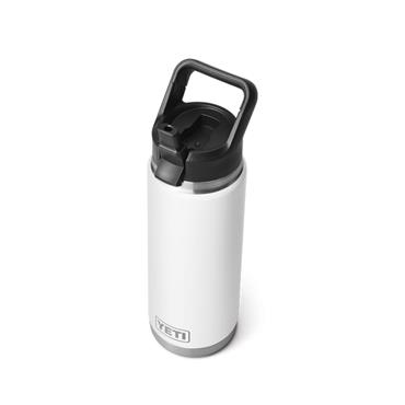 RAMBLER 26oz (760 ML) STRAW BOTTLE WHITE