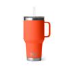 RAMBLER 35OZ (994ML) STRAW MUG PAPAYA