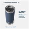 RAMBLER 20OZ 591ML TUMBLER MS STAG RED