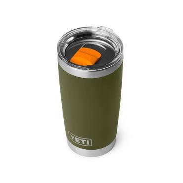 RAMBLER 20OZ 591ML TUMBLER MS OLIVE/KING CRAB ORANGE