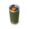 RAMBLER 20OZ 591ML TUMBLER MS OLIVE/KING CRAB ORANGE
