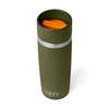 RAMBLER 16OZ 473ML TRAVEL BOTTLE OLIVE/KING CRAB ORANGE