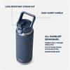 RAMBLER 26OZ 796ML C STRAW BOTTLE OLIVE/KING CRAB ORANGE