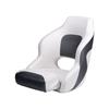 Captain boat seat deluxe duo white/gray