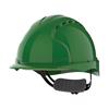 JSP EVO 2 Vented Safety Helmet, Slip Ratchet Green