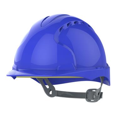 JSP EVO 2 Vented Safety Helmet Slip Ratchet Blue