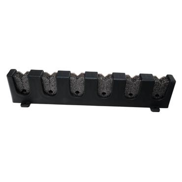 Rod Rack Holds Six Rods Black