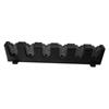 Rod Rack Holds Six Rods Black