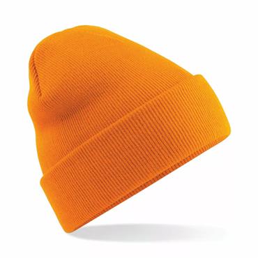 BEECHFIELD KNITTED BEANIE HAT ORANGE