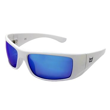 BIG DOG Stingray wraparound Sunglasses White/blue