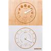 Bulldog Bamboo Tide Clock Double Dial Moon Tide