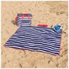 YELLO STRIPED FLEECE PICNIC RUG
