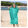 URBAN BEACH KIDS COTTON PONCHO - GREEN