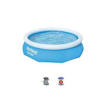 BESTWAY 10FT x 30in Fast Set Inflatable Pool Set