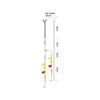 Kinetic Sabiki Sea Boom Rig #1/0 Fire Tiger 245cm