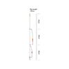 Kinetic Sabiki Surf Rig #1/0 Fire Tiger/Pearl 120cm