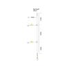 Kinetic Sabiki Advanced 360 Rig #1/0 Yellow/Green 120cm