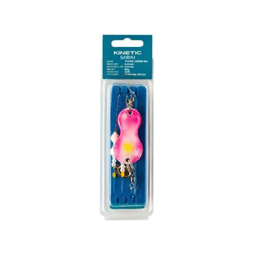 Kinetic Sabiki Plaice Leader Rig 40g #1/0 Kinky Pinky 115cm