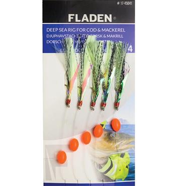 Luminous silk 5 hooks size 4 white