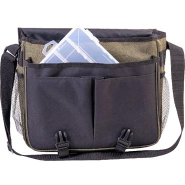 FISHING BAG 3 BOXES OLIVE MELANGE/ORANGE
