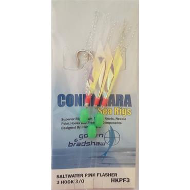 Saltwater Pink Flasher 3 Hook