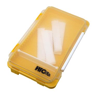 HTO Clip & Lock Case Large Compartment Yellow 17.5 x 10.5 x 2cm