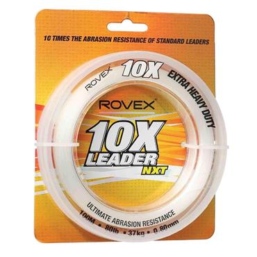 ROVEX 10X LEADER 100m 0.50mm 30lb CLEAR