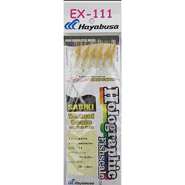 Hayabusa Sabiki Gold Fish Skin SIZE 16