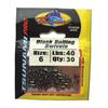 sz 6 Tsunami Black Rolling Swivel 30pcs