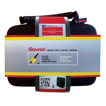 starrett Electricians Hole Saw Kit 3Pcel