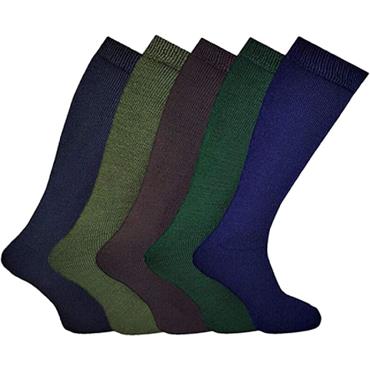 Man Basics Wellington Socks Size 7-12 Assorted