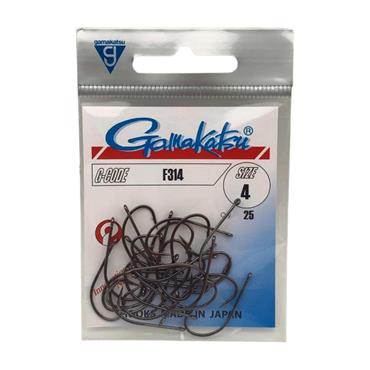 Gamakatsu F314 Hooks Carbon Steel Black