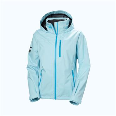 W CREW HOODED JACKET 2.0 LIGHT CYAN
