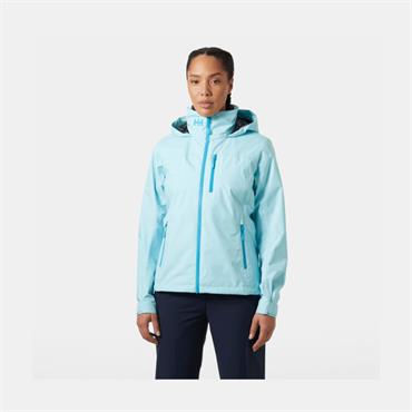 W CREW HOODED JACKET 2.0 LIGHT CYAN