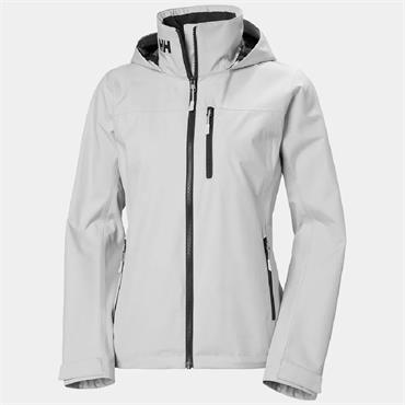 W CREW HOODED JACKET 2.0 GREY FOG