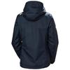 W CREW HOODED PILE JACKET NAVY