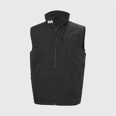CREW PILE VEST BLACK