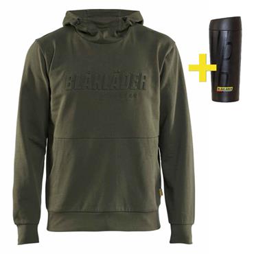 BLAKLADER HOODIE 3D FOREST NIGHT
