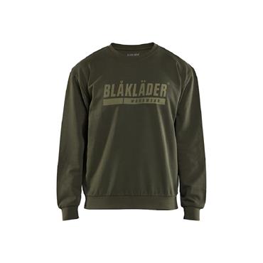 BLAKLADER LOGO SWEATSHIRT GREEN