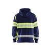 Hi Vis Hoodie Navy Blue/Hi-vis yellow