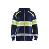 Hi Vis Hoodie Navy Blue/Hi-vis yellow