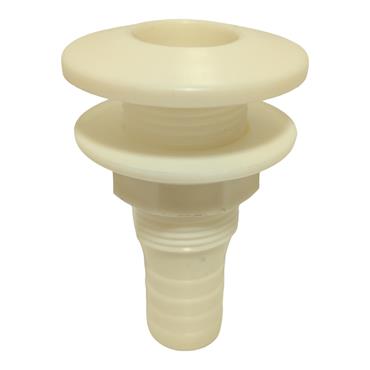 KM WHITE NYLON SKINFITTING WITH HOSE 