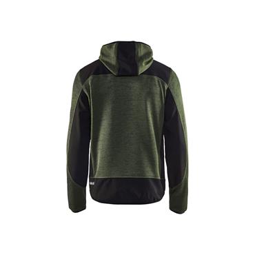 Knitted Jacket Army Green/Black