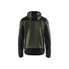 Knitted Jacket Army Green/Black