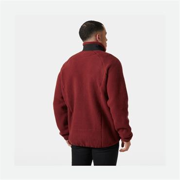 PANORAMA PILE BLOCK JACKET MARS RED