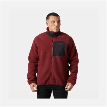 PANORAMA PILE BLOCK JACKET MARS RED