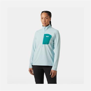 W VERSALITE 1/2 ZIP FLEECE BARELY BLUE