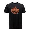 GRUNDENS LOGO ANCHOR T-SHIRT BLACK
